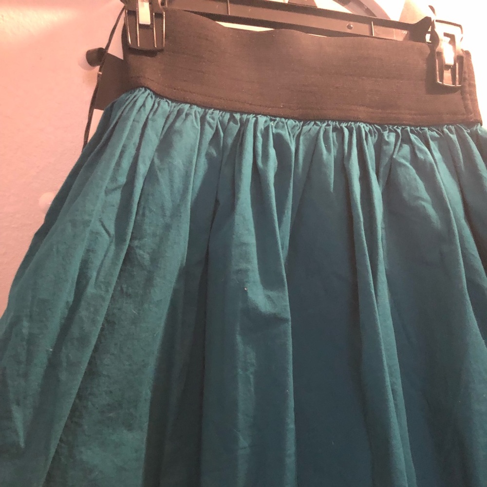 Blue mini skirt